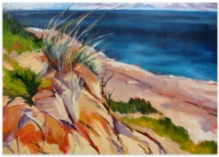 Ballstron Beach - Stretched Canvas, Poster Or Fine Art Print(Ballstron Beach Stretched Canvas Poster Or Fine Art Print) -Heart Wall Art Store poster landscape 2786431