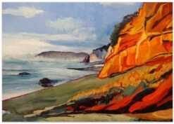 Oregon's Coast - Stretched Canvas, Poster Or Fine Art Print(Oregons Coast Stretched Canvas Poster Or Fine Art Print) -Heart Wall Art Store poster landscape 2786657