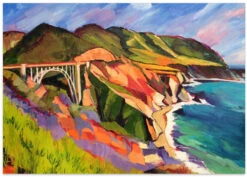 Route One - Stretched Canvas, Poster Or Fine Art Print(Route One Stretched Canvas Poster Or Fine Art Print) -Heart Wall Art Store poster landscape 2786675