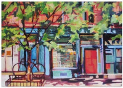 West Village - Stretched Canvas, Poster Or Fine Art Print(West Village Stretched Canvas Poster Or Fine Art Print) -Heart Wall Art Store poster landscape 2786706