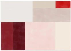 Geometric Grid Of Soft Pastel Colors - Stretched Canvas, Poster Or Fine Art Print(Geometric Grid Of Soft Pastel Colors Stretched Canvas Poster Or Fine Art Print) -Heart Wall Art Store poster landscape 2861706