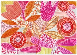 Layered Botanical Watercolour - Stretched Canvas, Poster Or Fine Art Print(Layered Botanical Watercolour Stretched Canvas Poster Or Fine Art Print 2) -Heart Wall Art Store poster landscape 3148646