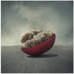 Life Is A Balance - Square Stretched Canvas, Poster Or Fine Art Print(Life Is A Balance Square Stretched Canvas Poster Or Fine Art Print)