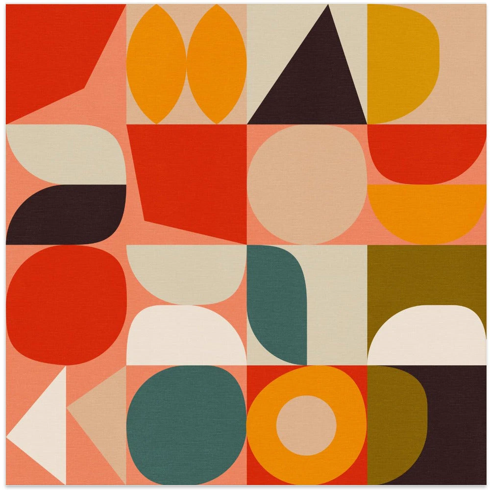 Bauhaus New 4 - Square Stretched Canvas, Poster Or Fine Art Print(Bauhaus New 4 Square Stretched Canvas Poster Or Fine Art Print) 1 Bauhaus New 4 - Square Stretched Canvas, Poster Or Fine Art Print(Bauhaus New 4 Square Stretched Canvas Poster Or Fine Art Print)