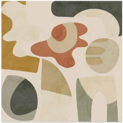 Pattern3 Mid Earth 3 - Square Stretched Canvas, Poster Or Fine Art Print(Pattern3 Mid Earth 3 Square Stretched Canvas Poster Or Fine Art Print)