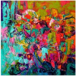 From My Garden Window - Square Stretched Canvas, Poster Or Fine Art Print(From My Garden Window Square Stretched Canvas Poster Or Fine Art Print)