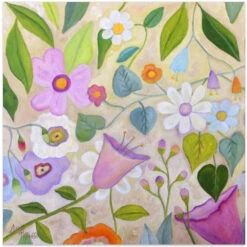 Warm Spring Breeze - Square Stretched Canvas, Poster Or Fine Art Print(Warm Spring Breeze Square Stretched Canvas Poster Or Fine Art Print)