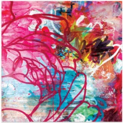 In The Garden - Square Stretched Canvas, Poster Or Fine Art Print(In The Garden Square Stretched Canvas Poster Or Fine Art Print)