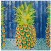 Pineapple - Square Stretched Canvas, Poster Or Fine Art Print(Pineapple Square Stretched Canvas Poster Or Fine Art Print)