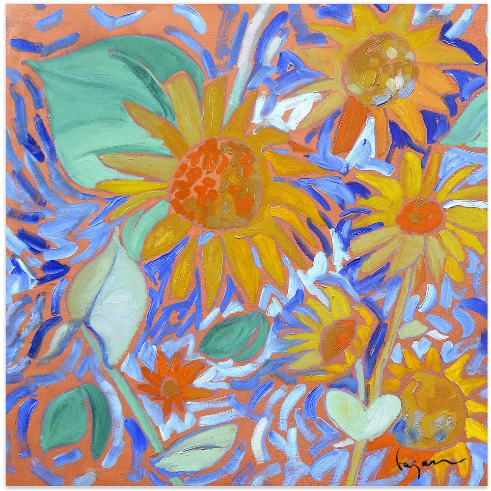 Sunflowersagei - Square Stretched Canvas, Poster Or Fine Art Print(Sunflowersagei Square Stretched Canvas Poster Or Fine Art Print) 1 Sunflowersagei - Square Stretched Canvas, Poster Or Fine Art Print(Sunflowersagei Square Stretched Canvas Poster Or Fine Art Print)