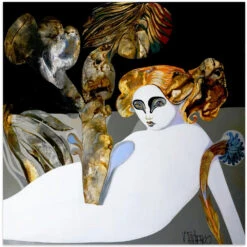 Flora - Square Stretched Canvas, Poster Or Fine Art Print(Flora Square Stretched Canvas Poster Or Fine Art Print)