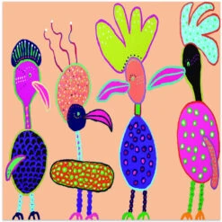 Chatter Boxes - Square Stretched Canvas, Poster Or Fine Art Print(Chatter Boxes Square Stretched Canvas Poster Or Fine Art Print)