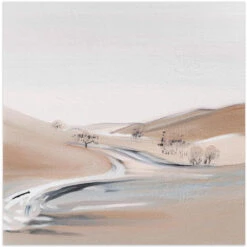 Farm View III - Square Stretched Canvas, Poster Or Fine Art Print(Farm View Iii Square Stretched Canvas Poster Or Fine Art Print)