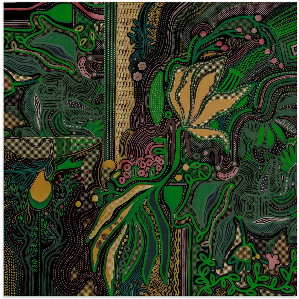 Botanical Geometry - Square Stretched Canvas, Poster Or Fine Art Print(Botanical Geometry Square Stretched Canvas Poster Or Fine Art Print) 1 Botanical Geometry - Square Stretched Canvas, Poster Or Fine Art Print(Botanical Geometry Square Stretched Canvas Poster Or Fine Art Print)