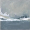 Dynamic Ocean Waves Under A Cloudy Sky - Square Stretched Canvas, Poster Or Fine Art Print(Dynamic Ocean Waves Under A Cloudy Sky Square Stretched Canvas Poster Or Fine Art Print)